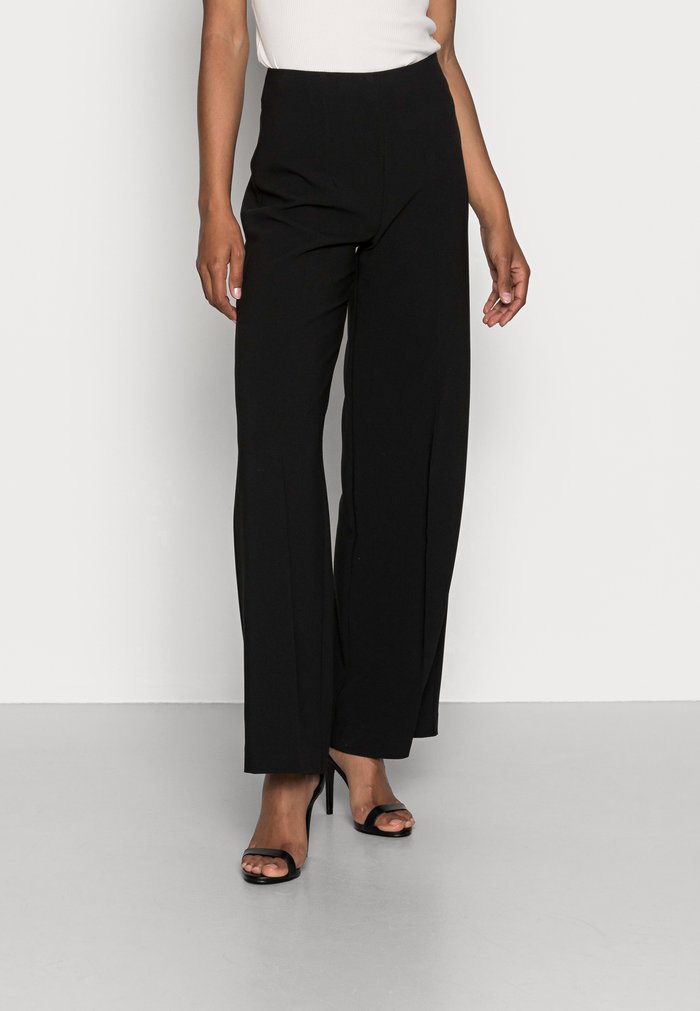 Pantalons Anna Field CLEAN WIDE LEG Noir Femme | TGI-4421686